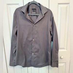 Slim Fit Calvin Klein Grey Dress Shirt